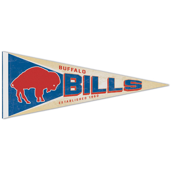 Bills 12x30 Classic Logo Pennant - Front View