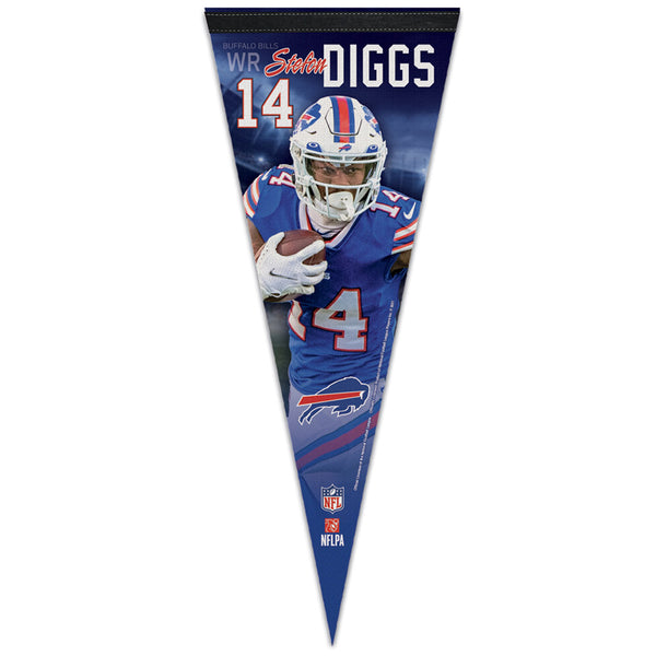 Bills 12x30 Stefon Diggs Pennant - Front View