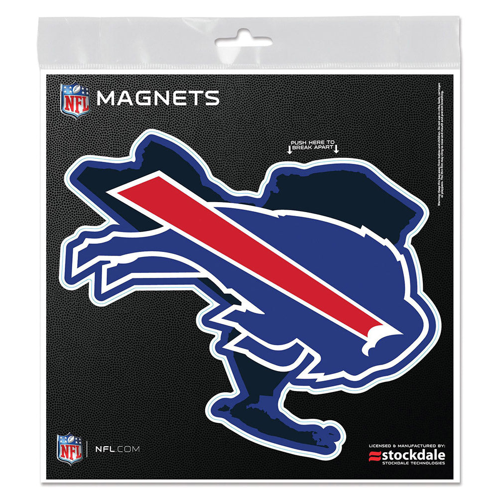 Bills 6x6 State Outline Magnet