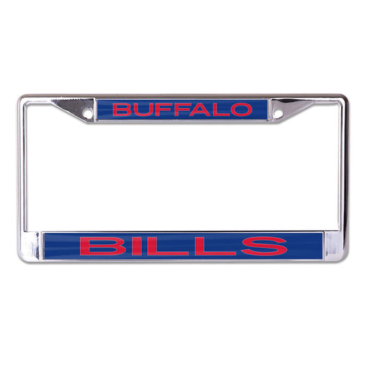 Bills Metallic License Plate Frame - Front View