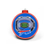 Bills 3D Stadium View Ornament in Red and Blue - Front View