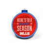 Bills 3D Stadium View Ornament in Red and Blue - Back View