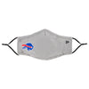 Bills New Era Face Cover in Grey - Front View