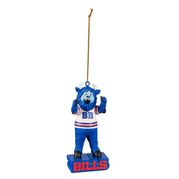 Bills Mascot Statue Ornament In Blue & White
