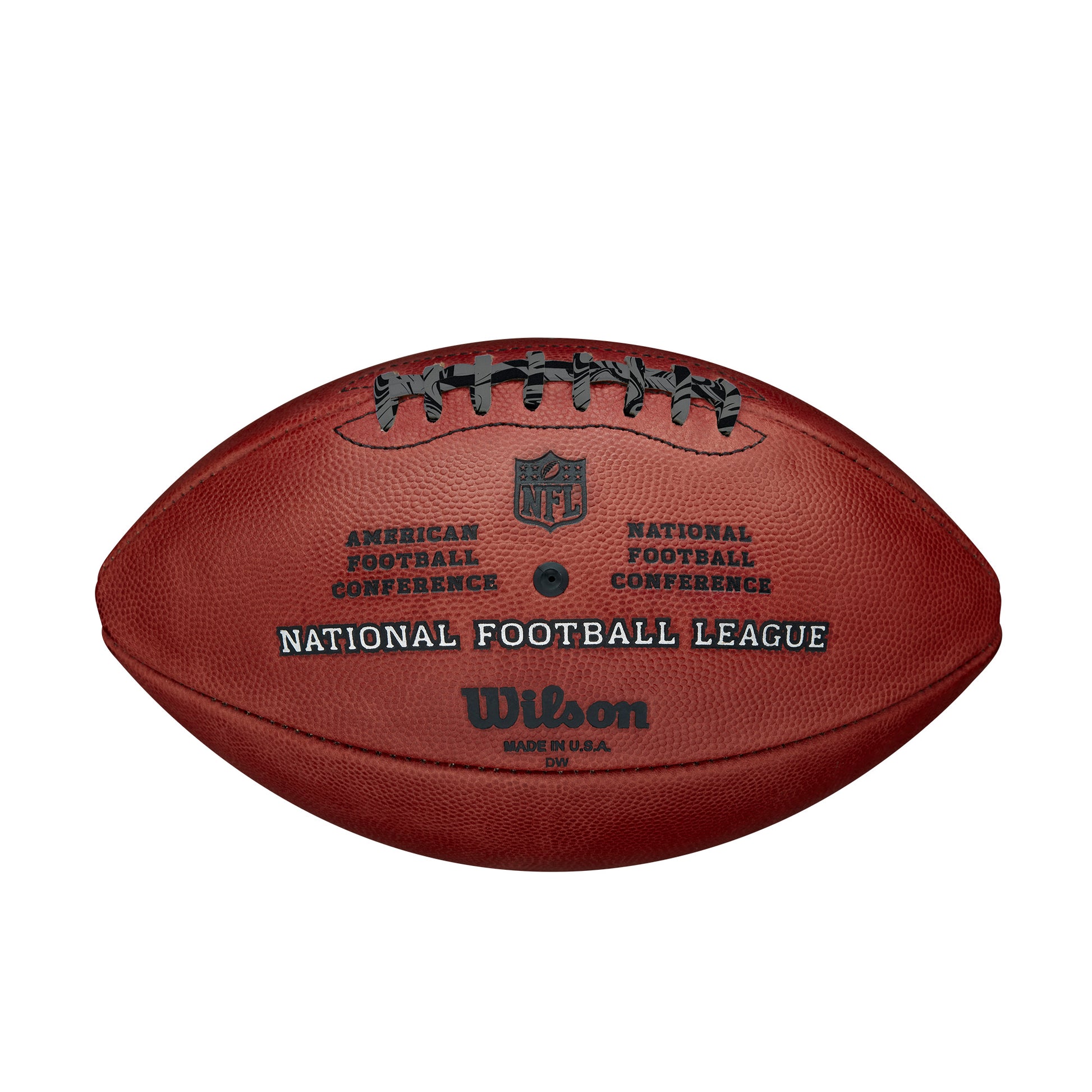 Wilson Bills The Duke Metallic Football in Brown - Back View