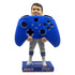FOCO Bills 9.5" Controller Holding Josh Allen Bobblehead In Blue & White - Front View Holding Controller