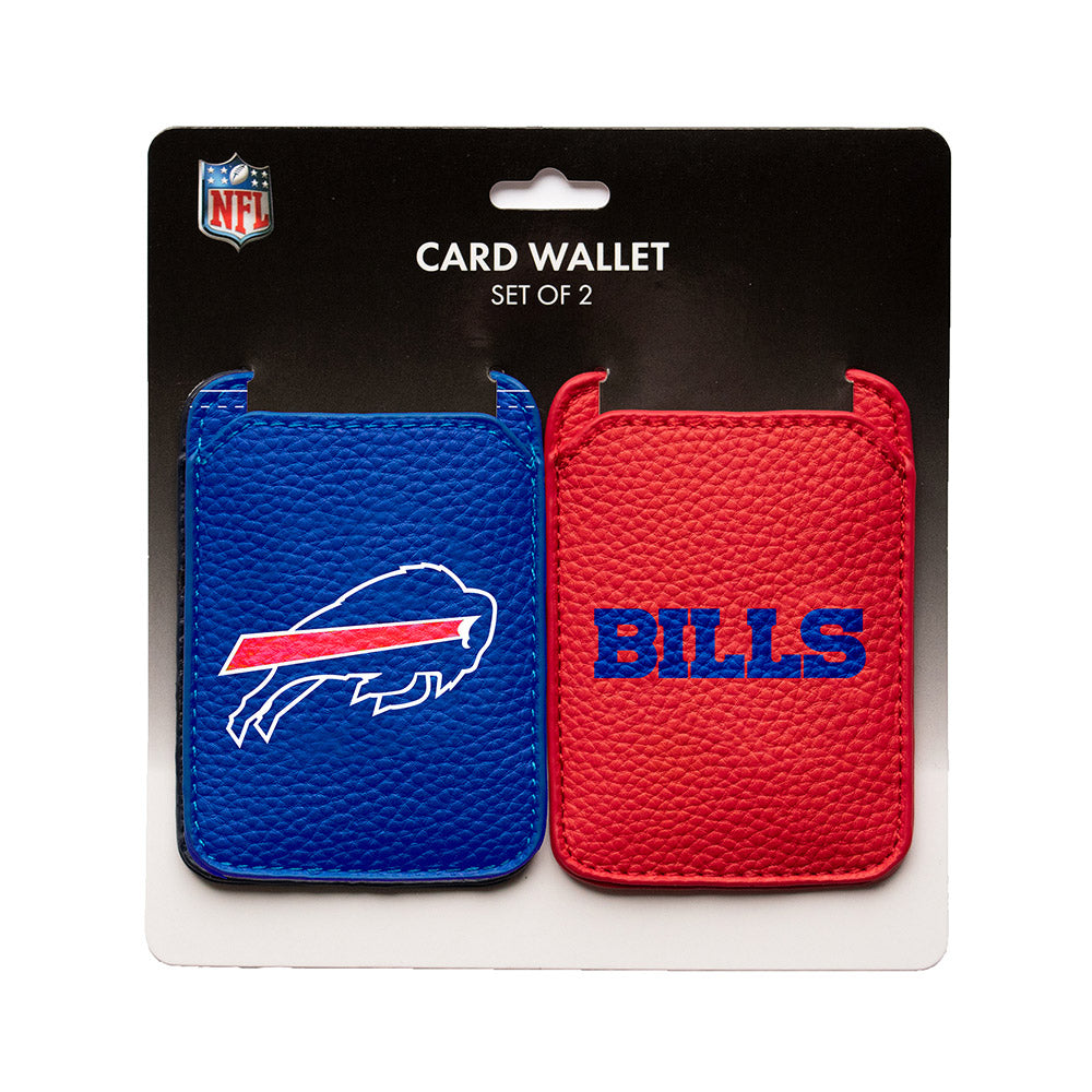 Little Earth Bills Card Wallet 2-Pack In Blue & Red