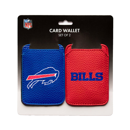 Little Earth Bills Card Wallet 2-Pack In Blue & Red