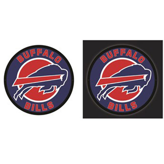 Evergreen Bills Helmet Sign In Blue & Red - Front View