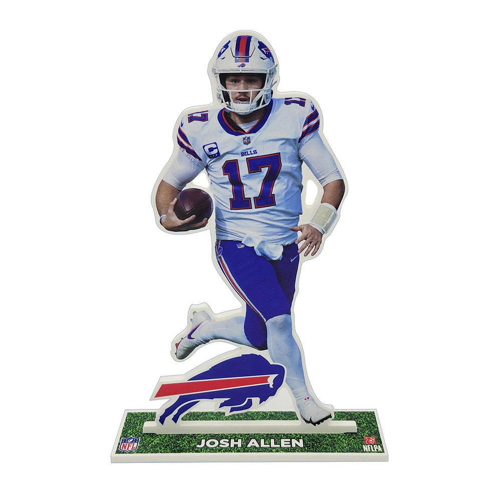 Bills Josh Allen Acrylic Standee In White & Blue