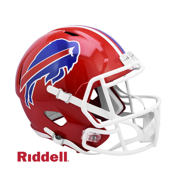 Riddell Bills 87-01 Replica Speed Helmet in Red - Right Side View