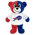 Bills 2-Color 8.5" Plush Bear In Red, White & Blue - Front View