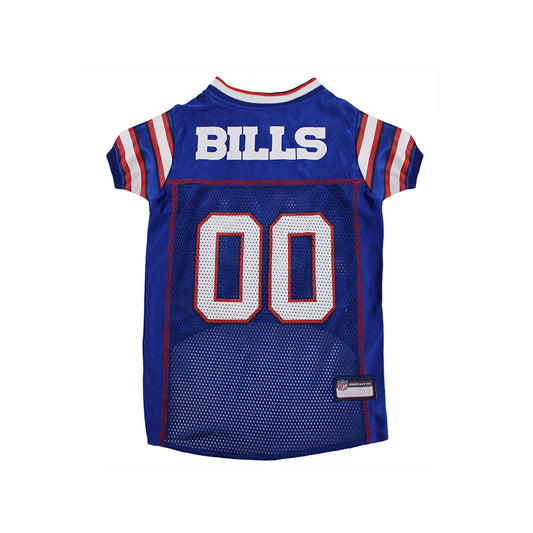 Bills Pet Jersey in Blue - Back View