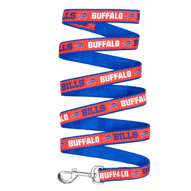 Buffalo Bills Football Leather and Chain Leash — 4LeggedFans