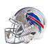 Bills Swarovski Crystal Mini Helmet in Silver, Red and Blue - Left View