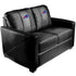 Dreamseat Bills Silver Loveseat with  Primary Logo in Black - Front Right View