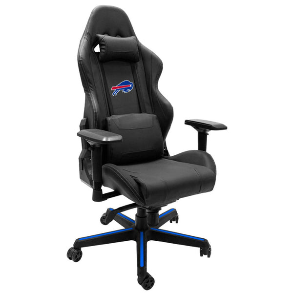 Dreamseat Bills Xpression Gaming Chair with  Primary Logo in Black - Front Right View