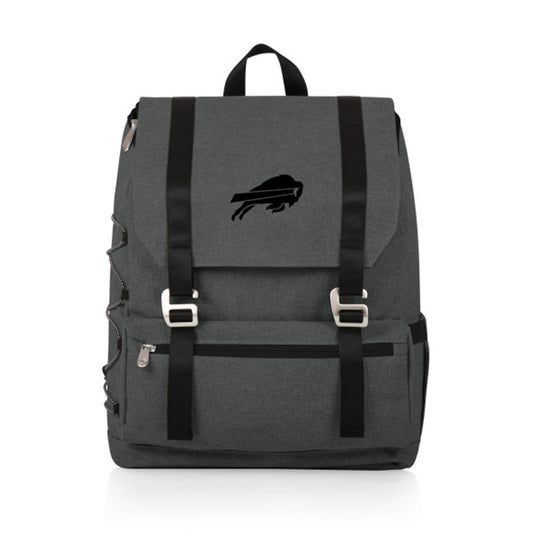 Picnic Time Bills On The Go Cooler Backpack in Grey - Front View