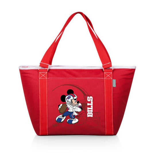 Picnic Time Bills Mickey Cooler Tote Bag in Red - Front View