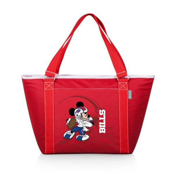 Picnic Time Bills Mickey Cooler Tote Bag in Red - Front View