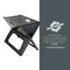 Picnic Time Bills X-Grill Portable Charcoal BBQ Grill in Black - Graphic