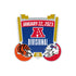 2022 Bills vs. Bengals AFC Playoffs Divisional Round Matchup Hatpin In Multi-Color - Front View