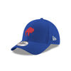 New Era Bills Youth 9TWENTY Classic Hat in Blue - Front Left View
