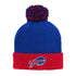 Youth Team Logo Cuff Knit in Blue and Red - Front View