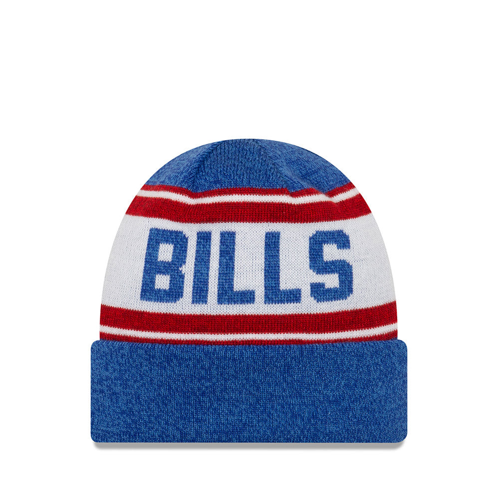 Buffalo Bills New Era Youth Winter Hat Beanie NFL Football Blue Red White