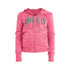 Girls Wordmark Full-Zip Jacket In Pink - Front View