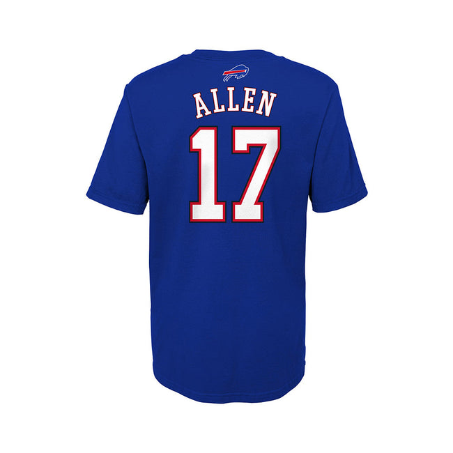 Josh Allen Buffalo Bills Youth Player Name & Number Shorts - Royal