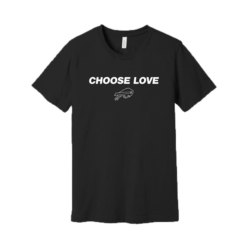 gevinst Amazon Jungle Virksomhedsbeskrivelse Youth Bills Choose Love T-Shirt | The Bills Store