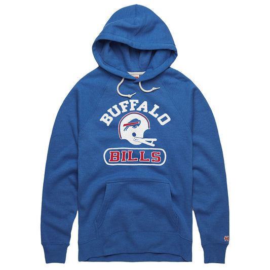 Homage Bills Team Helmet Sweatshirt in Blue - Front View