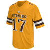 Wyoming Cowboys Josh Allen Jersey In Gold, Brown & White - Front View